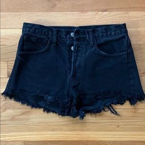 BRANDY MELVILLE black jean shorts